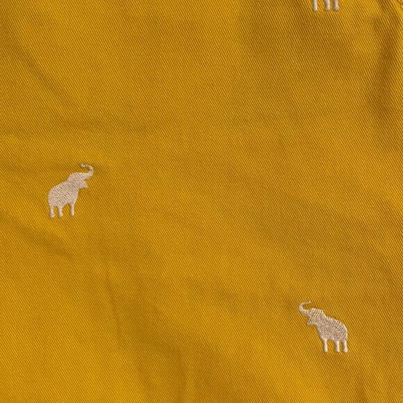 J Crew Women's Chino Shorts Classic Twill City Fit Embroidered Elephants Size 8 - Picture 5 of 5